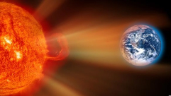 عاصفة شمسية قد تشل الحياة على الأرض